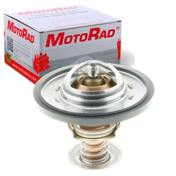 MotoRad Engine Coolant Thermostat compatible with GMC Sierra 1500 1999-2013 - 195F - Fail-Safe