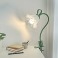 thumbnail image 4 of Clip-On Flower Gooseneck Desk Lamp with 3 Color Temperatures and USB Rechargeable Battery, Flexible Reading Light for Bedside Office Home Study Eye-Caring Task Lighting, 4 of 9