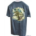 thumbnail image 2 of Rip Curl Men's NAVY HEATHER Lanai Hawai Crew Neck Short Sleeve Tee, M, 2 of 2