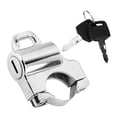 thumbnail image 2 of Helmet Locks, Universal Strong Fadeproof Anti Scratch Motorcycle Helmetlock Iron With 2 Keys For Motorcycle Models With 22mm Handlebar, 2 of 8