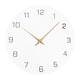 thumbnail image 1 of Reloj de pared de 11,81'', fácil de leer, moderno, silencioso, sin tictac, decorativo. Números arábigos, 1 of 9