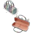 thumbnail image 3 of JAVOedge Children's Rainbow Unicorn Hard Eyeglass Case Glasses for Kids, Girls, Boys Hard Shell with Handle and Cloths, 3 of 5