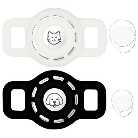 Suitable for Apple Airtags pet collar anti-lost protective sleeve locator tracker anti-lost device silicone protection