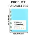 thumbnail image 2 of CCOCC Password Book with Alphabetical Tabs. Internet Address Organizer Logbook. Small Pocket Password Keeper for Website Logins, 4.25x5.7, 2 of 7
