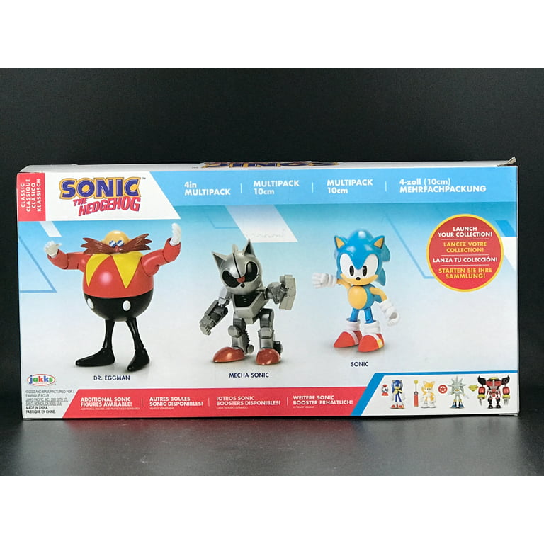 Sonic the Hedgehog 30th Anniversary 4 Mecha Sonic Figure Jakks Pacific