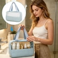 thumbnail image 4 of Clear Makeup Bag Transparent Cosmetic Tote Pouch For Travel Toiletry Storage 1 Pack, 4 of 5