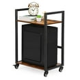 thumbnail image 6 of PC Computer Tower Stand w/ Wheels Mobile CPU Holder 2-Tier Under Desktop Durable, 6 of 7