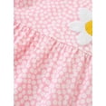 thumbnail image 5 of Bellafa Toddler Girl's Long Sleeve Dresses 2-7Y Kids 100% Cotton Applique Skirt Dress Baby Spring Fall Casual Dress, 5 of 6