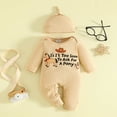 thumbnail image 2 of YDFCWX Baby Clothes Cotton Newborn Unisex Baby Clothes Cotton Outfit with Hat Soft New Born Hospital Outfit Beige,Newborn, 2 of 9