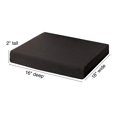 thumbnail image 7 of Essential Medical Supply Rehab 1 Foam Cushion - Extra Thick Seat Pad for Office Chair, Wheelchair, and Car - Provides Additional Support for Seniors - 18" x 16" x 2", 7 of 7