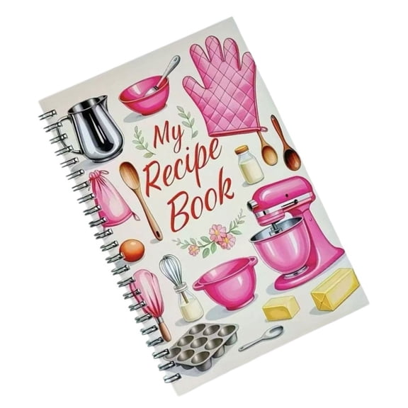 MOMOJIA Reusable Meal Preparation Journal Notebook With Tear Off Pages And Metal Spirals Binding For Weekly Food Management