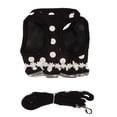 thumbnail image 2 of Dog Harness Leash, Adjustable Polka Dot Dog Harness Traction Rope Set  For Puppies And Small Dogs Walking Training, 2 of 8