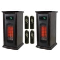 thumbnail image 1 of LifeSmart LifePro Chauffage d'Appoint Intérieur à Quartz Infrarouge 1500W, (2 Pack), 1 of 12