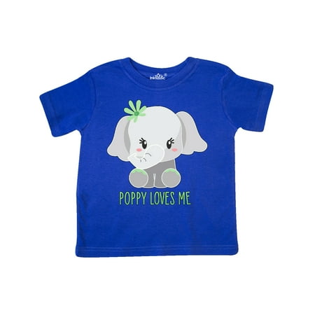 

Inktastic Poppy Loves Me- Cute Elephant Gift Toddler Boy or Toddler Girl T-Shirt
