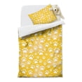 thumbnail image 2 of Yellow Dog Paw Footprint Duvet Cover and Pillowcase Set for Single Bedding, Bedroom Accessories for Kids Teens, 2 of 5