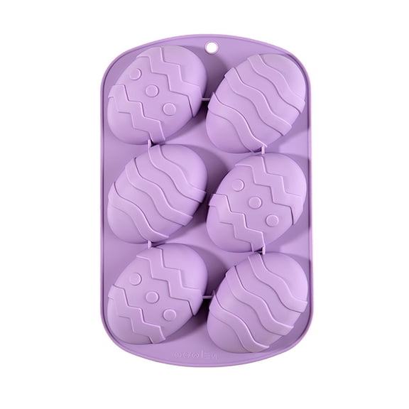Easter Bunny Cake Pan & Easter Egg Silicone Mold Set for Cake, Chocolates, Jello, Bath Bombs, Soaps, Candy: Colors Vary