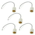thumbnail image 1 of 5 Pcs Douilles de Lampe Base à Vis Support de Lampe de Remplacement, 1 of 8