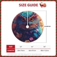 thumbnail image 2 of Fotbe Colorful Feather Owl Pattern Christmas Tree Skirt, Tree Skirts Plush Christmas Decorations, Christmas Tree Skirts Xmas Decorations Holiday Party Decor-48", 2 of 6