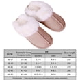 thumbnail image 4 of Zapatillas de interior difusas, antideslizantes, de felpa, con punta cerrada, cómodas para el invierno Ndcxsfigh  Tenis De Mujer Tenis De Hombre, 4 of 8