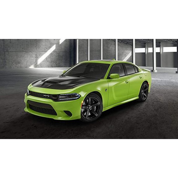 Iconic Arts Laminated 42x24 Poster: 2019 Dodge Charger SRT Hellcat HD