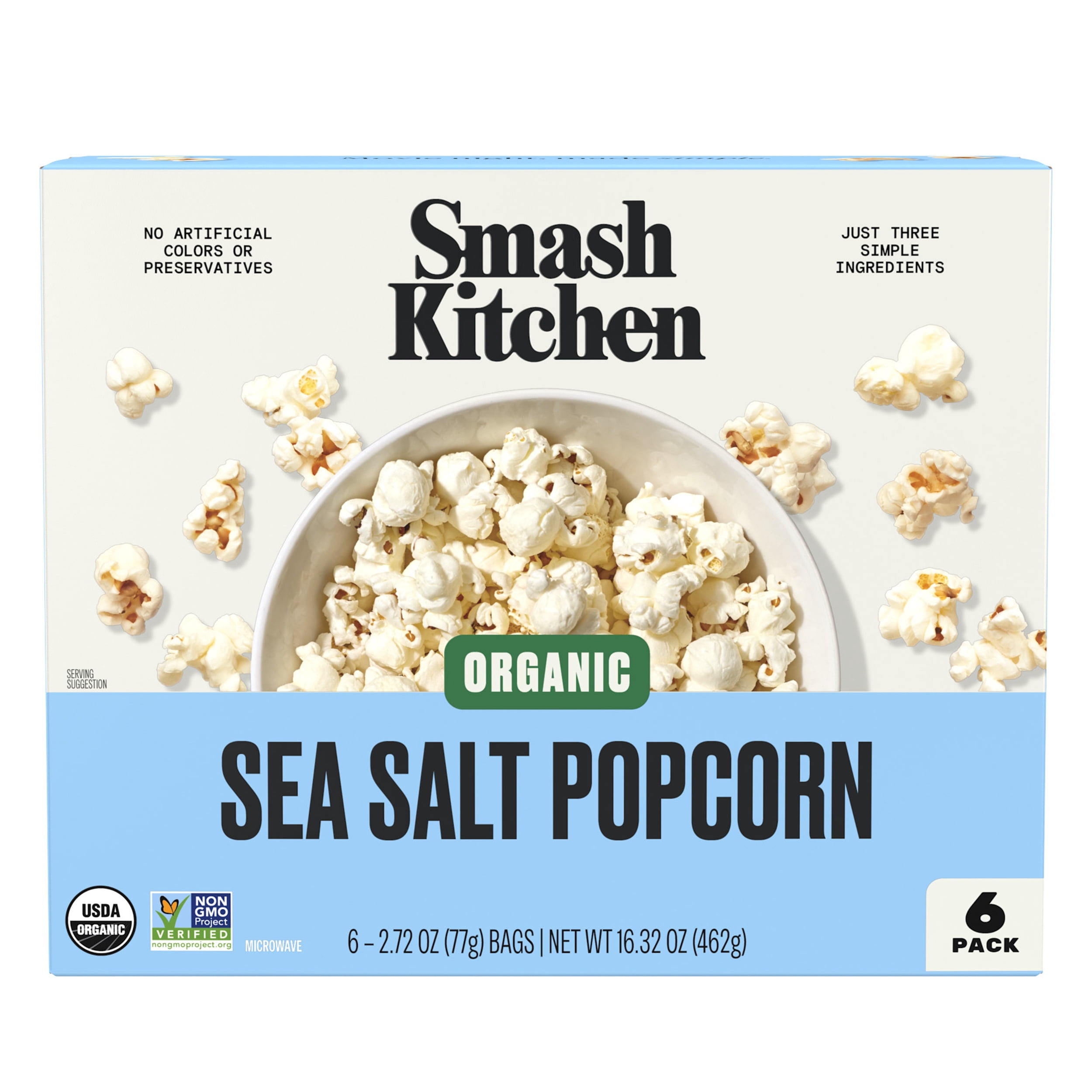 2 pack) Jolly Time Organic Yellow Kernel Popcorn 20 oz - Walmart.com