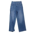 thumbnail image 6 of Bmawag Womens Jeans Summer Plus Size Jeans for Women High Waist Stretchy Elastic Waist Stretch Solid Color Lightweight Trousers Jeans for Women, 6 of 8