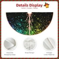 thumbnail image 3 of Rateoe Night Rainbow Sparkles Pattern Christmas Tree Skirt with Ties, Christmas Tree Decorations, Farmhouse Christmas Decor Xmas Holiday Decorations-36", 3 of 6