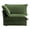 Green, variant on Newest Green Chenille Left Arm Facing Sofa, Removable Cover Sectional Piece for Living Room, Cozy