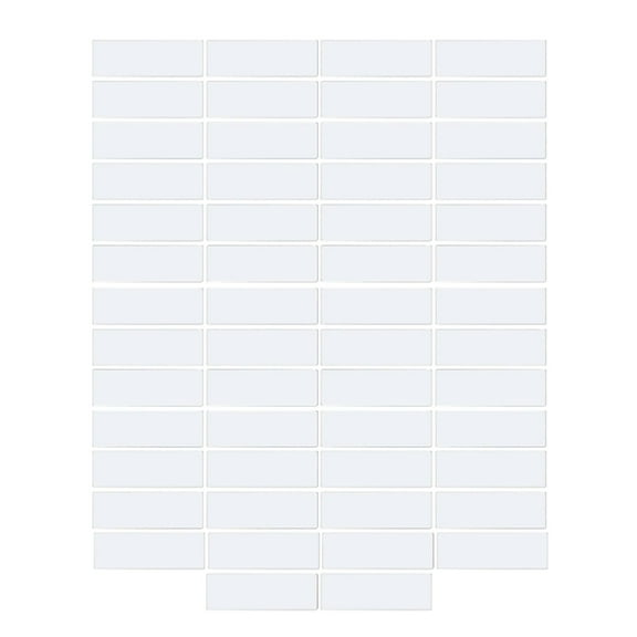 Magnetic Name Tags, Magnetic Dry Erase Reusable Name Tag Label Plate Sticker for Whiteboards Locker Fridge Office Home, Reusable Name Tags, 54 Pcs, 3.15x1.18"