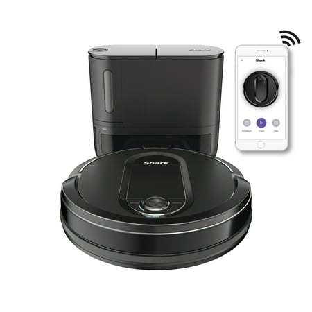 Shark RV1000S IQ Robot Self Empty Robot Vacuum with Home Mapping, Self Cleaning Brushroll, Wi-Fi