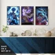 thumbnail image 5 of Póster autoadhesivo de One Piece Luffy Gear 5, papel tapiz de dibujos animados, decoración del hogar, pintura de Zoro, arte de pared de anime, sangre caliente clásica, 5 of 5