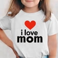thumbnail image 2 of Zpanxa T-Shirts d'Été pour Filles Imprimé de la Fête de l'Indépendance Col Rond Manches Courtes Haut Polyester Spandex 14-15 Ans, 2 of 6