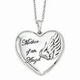 thumbnail image 1 of 925 Sterling Silver Mother of an Angel 18in. Necklace; 18 inch; for Adults and Teens; for Women and Men, 1 of 4
