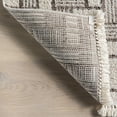 thumbnail image 3 of nuLOOM Alora Geometric Tassels Area Rug, 4' x 6', Alora Ivory, 3 of 9