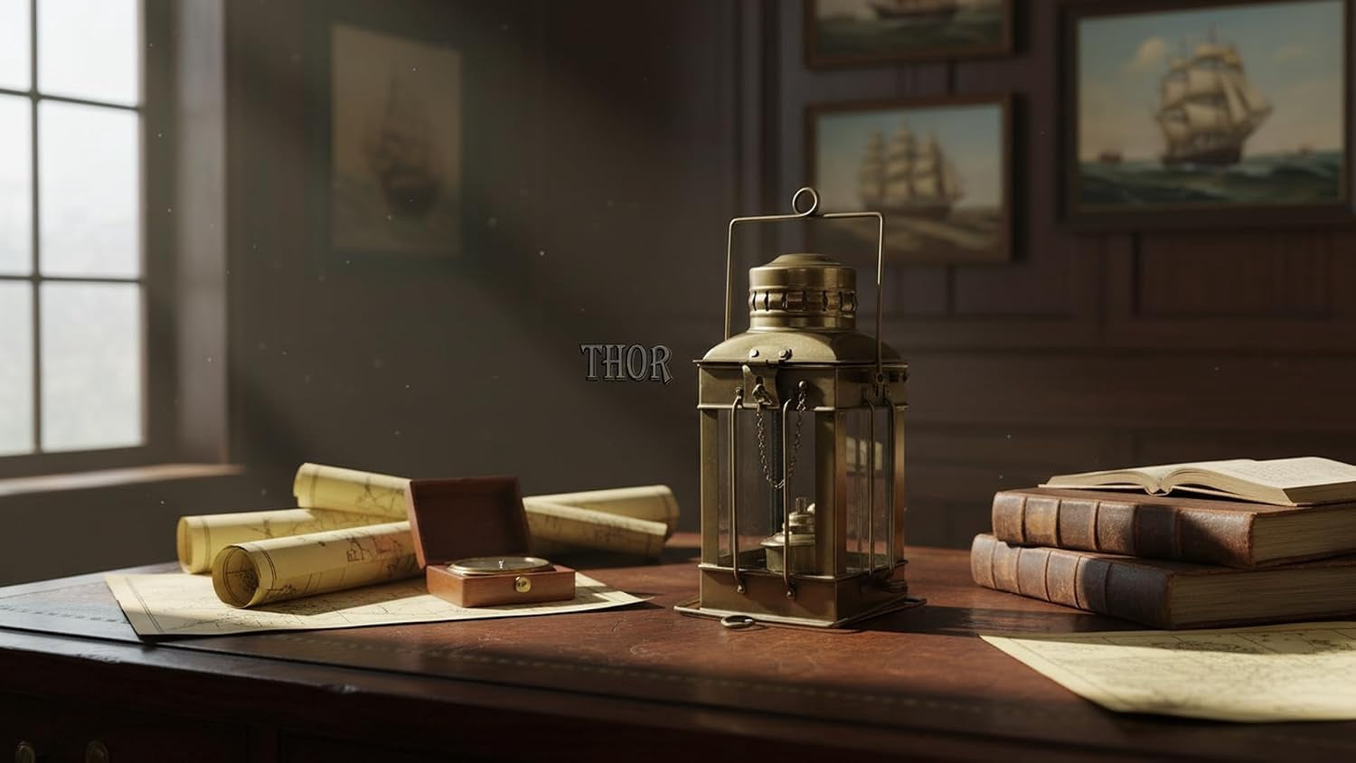 Thor Instruments Vintage Brass Antique Nautical Miner Ship Lantern Oil Lamp Maritime Lamp , Best Gift Item , Best Lighting Item