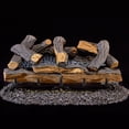 thumbnail image 4 of Duluth Forge Ventless Liquid Propane Gas Log Set - 24 in. Split Oak, 33,000 BTU, Remote Control - Model# DLS-L24R-1, 4 of 5