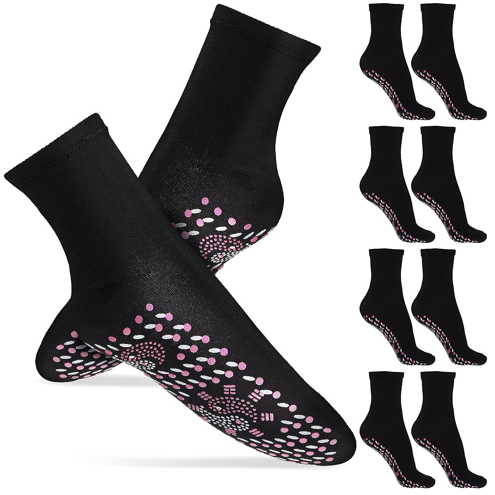 Heated socks 5 Pairs of Winter Thermal Socks Warm Foot Socks Anti