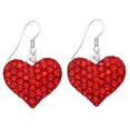 thumbnail image 4 of Soulbreeze Collection Boucles d'Oreilles Cœur Rouge de la Saint-Valentin Cadeau pour Maman Sa Petite Amie (Rouge), 4 of 4