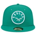 thumbnail image 2 of Men's New Era Kelly Green Philadelphia Eagles Checkered 59FIFTY Fitted Hat, 2 of 5