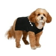thumbnail image 2 of Christian Siriano, Dog Clothes, Bow Necklace Dog or Cat Sweater, Black, XS, 2 of 8