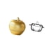 thumbnail image 5 of Escultura de frutas,Figura decorativa de fruta para decoración del hogar,Escultura de estatua decorativa de resina,Plato de dulces,Plato de dulces de vidrio con tapa Tarro de dulces decorativo, 5 of 8