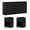 Black, variant on Pemberly Row 3 Piece Dresser and Nightstand Bedroom Set in Jackson Hickory