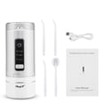 thumbnail image 1 of CkeyiN Irrigateur Oral Portable 200ML, Hydropulseur Dentaire Électrique USB avec Multiples Modes, 1 of 10