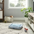 thumbnail image 6 of Sam's Pets Arlo® Medium Blue Plaid Bolster Dog Bed, 6 of 10