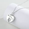 thumbnail image 5 of Coachuhhar Heart Urn Necklaces for Ashes 925 Sterling Silver Heart Cremation Jewelry for Ashes Forever in My Heart Keepsake Pendant Necklace Memorial Jewelry Gifts for Women, 5 of 8