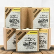 Pack of 5 Chamomile Soaps of Goat Milk - Sensitive and Delicate Skin - Migo Natural Co.