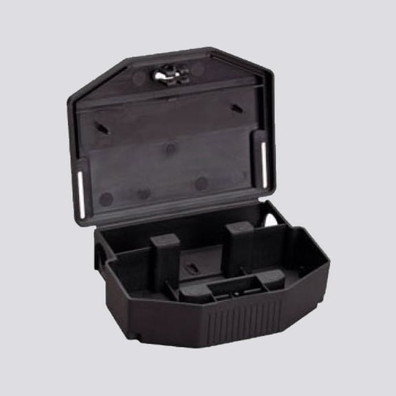 Aegis Mouse Black Bait Station - Offers the Most Bait Capacity - Single Bait Station by LiphaTech