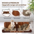 thumbnail image 2 of Cama Rascador para Gatos wpvpaw con Almohadilla de Cartón Mejorada de 34 Pulgadas, 2 of 7