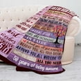 thumbnail image 2 of 50th Birthday Gifts for Women Blanket,50th Birthday Gift Ideas,50th Birthday Decorations,50 Birthday Gifts for Women,50 Year Old Gifts for Women,1973 Birthday Gifts for Women,Throw Blanket, 2 of 7