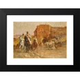 thumbnail image 2 of Henri Émilien Rousseau 24x18 Black Modern Framed Museum Art Print Titled - The Gate of Bab Guissa, Fez, 2 of 5